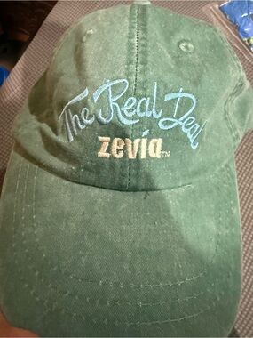 Zevia The Real Deal Green Baseball Cap